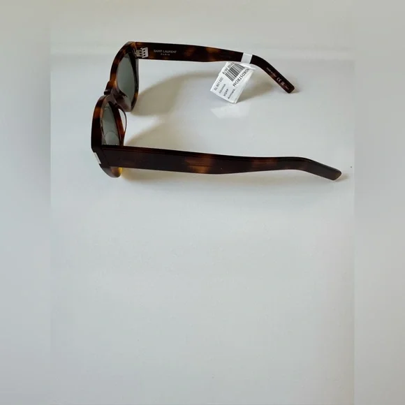 Saint Laurent SL 601 002 Rectangular Havana Green 51 mm-20-145 Men's Sunglasses - Picture 6 of 16